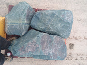 3 Large Natural Granite Garden Boulder Rockery Stones