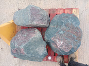 3 Large Natural Granite Garden Boulder Rockery Stones