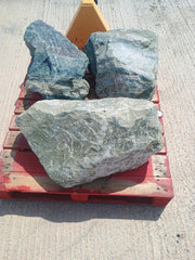 3 Large Natural Granite Garden Boulder Rockery Stones