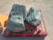3 Large Natural Granite Garden Boulder Rockery Stones