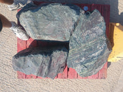 3 Large Natural Granite Garden Boulder Rockery Stones