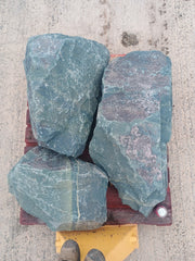 3 Large Natural Granite Garden Boulder Rockery Stones
