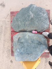 2 Large Natural Granite Garden Boulder Rockery Stones