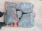 3 Large Natural Granite Garden Boulder Rockery Stones