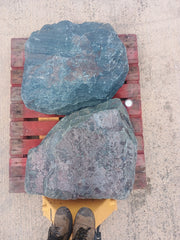 2 Large Natural Granite Garden Boulder Rockery Stones