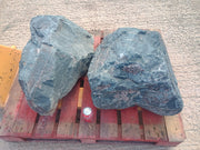 2 Large Natural Granite Garden Boulder Rockery Stones