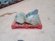 3 Large Natural Granite Garden Boulder Rockery Stones