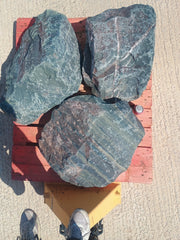 3 Large Natural Granite Garden Boulder Rockery Stones