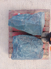 2 Large Natural Granite Garden Boulder Rockery Stones