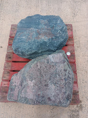2 Large Natural Granite Garden Boulder Rockery Stones