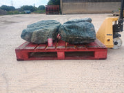 3 Large Natural Granite Garden Boulder Rockery Stones