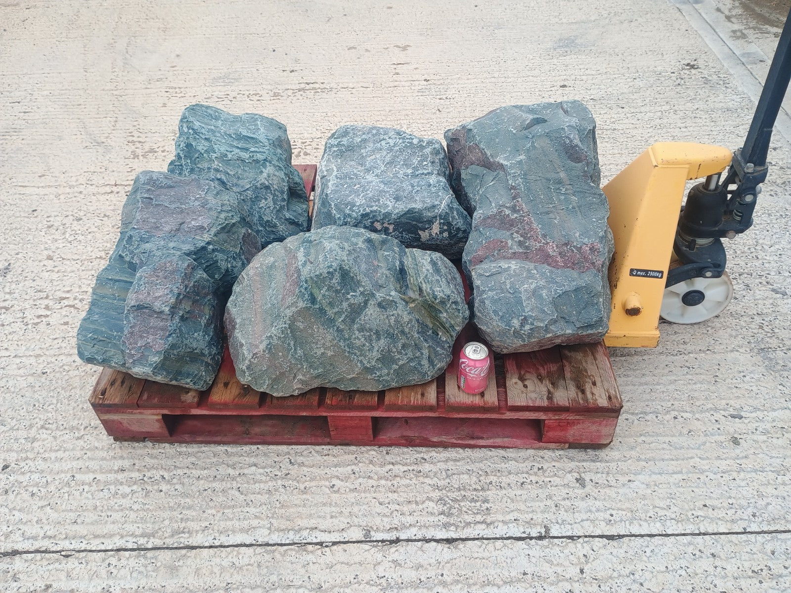 5 Large Natural Granite Garden Boulder Rockery Stones