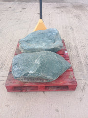 2 Large Natural Granite Garden Boulder Rockery Stones