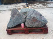 3 Large Natural Granite Garden Boulder Rockery Stones