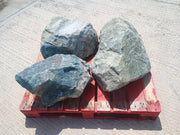 3 Large Natural Granite Garden Boulder Rockery Stones