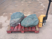 2 Large Natural Granite Garden Boulder Rockery Stones