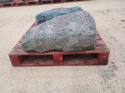 2 Large Natural Granite Garden Boulder Rockery Stones