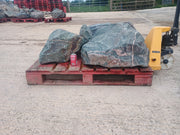 3 Large Natural Granite Garden Boulder Rockery Stones