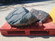 3 Large Natural Granite Garden Boulder Rockery Stones