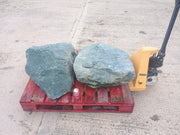 2 Large Natural Granite Garden Boulder Rockery Stones