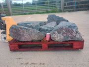 6 Large Natural Granite Garden Boulder Rockery Stones