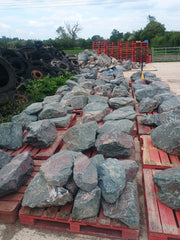 2 Large Natural Granite Garden Boulder Rockery Stones
