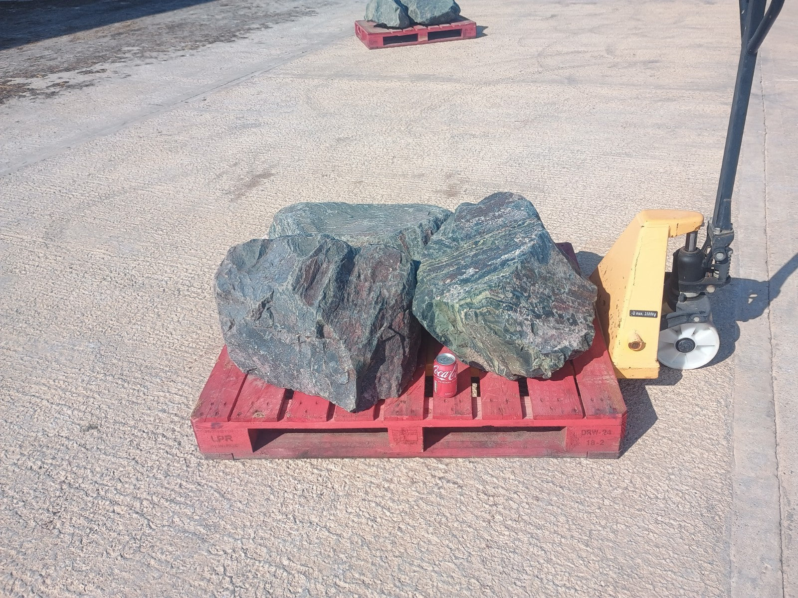 3 Large Natural Granite Garden Boulder Rockery Stones