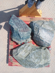 3 Large Natural Granite Garden Boulder Rockery Stones