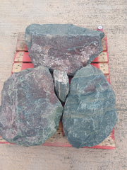3 Large Natural Granite Garden Boulder Rockery Stones