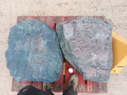 2 Large Natural Granite Garden Boulder Rockery Stones
