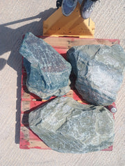 3 Large Natural Granite Garden Boulder Rockery Stones