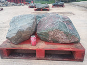 3 Large Natural Granite Garden Boulder Rockery Stones