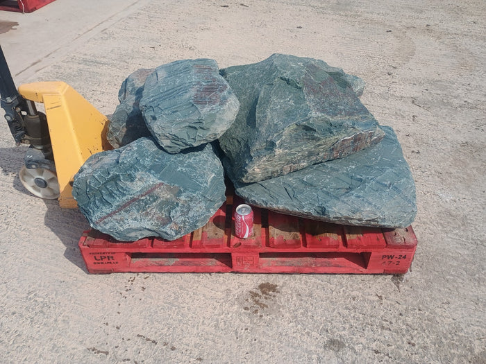 6 Large Natural Granite Garden Boulder Rockery Stones