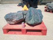 3 Large Natural Granite Garden Boulder Rockery Stones