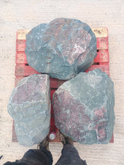 3 Large Natural Granite Garden Boulder Rockery Stones