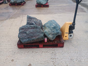 3 Large Natural Granite Garden Boulder Rockery Stones