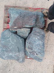3 Large Natural Granite Garden Boulder Rockery Stones