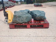3 Large Natural Granite Garden Boulder Rockery Stones