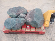 3 Large Natural Granite Garden Boulder Rockery Stones