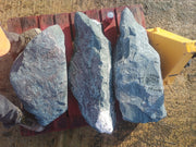 3 Large Natural Granite Garden Boulder Rockery Stones