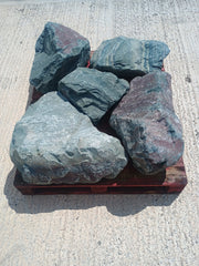 5 Large Natural Granite Garden Boulder Rockery Stones