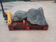 3 Large Natural Granite Garden Boulder Rockery Stones