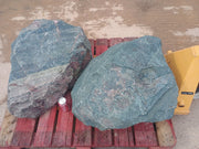 2 Large Natural Granite Garden Boulder Rockery Stones