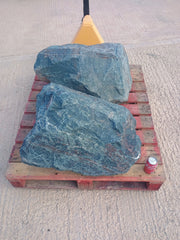 2 Large Natural Granite Garden Boulder Rockery Stones
