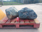 2 Large Natural Granite Garden Boulder Rockery Stones