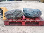 2 Large Natural Granite Garden Boulder Rockery Stones