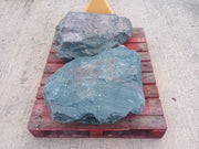 2 Large Natural Granite Garden Boulder Rockery Stones
