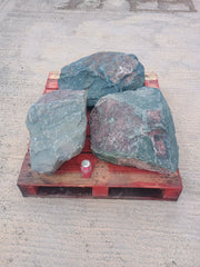 3 Large Natural Granite Garden Boulder Rockery Stones