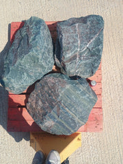3 Large Natural Granite Garden Boulder Rockery Stones