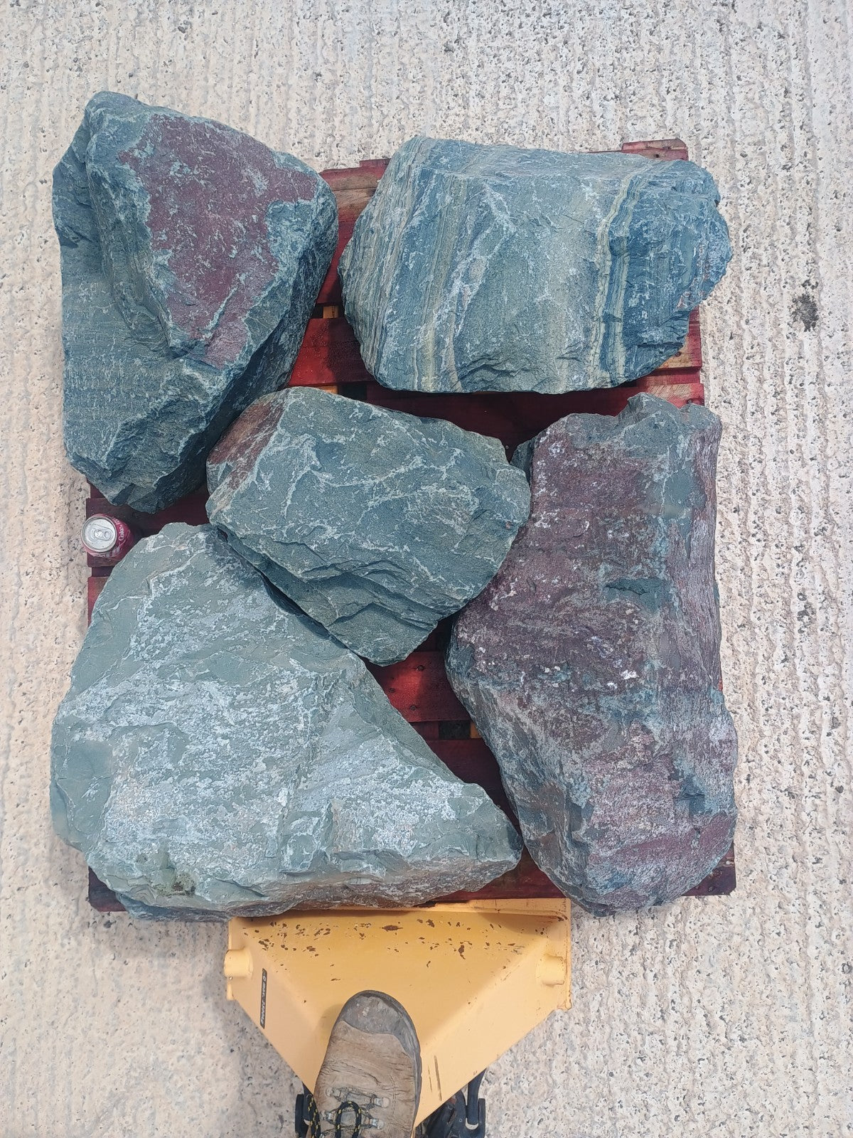 5 Large Natural Granite Garden Boulder Rockery Stones